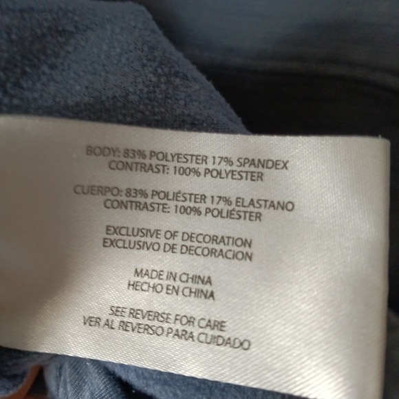 Eddie Bauer Womens Blue Gray Kangaroo Pocket QTR Zip Pullover - Large - Picture 6 of 16